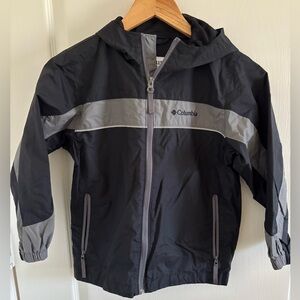 Columbia Kids Black and Gray Windbreaker (S)